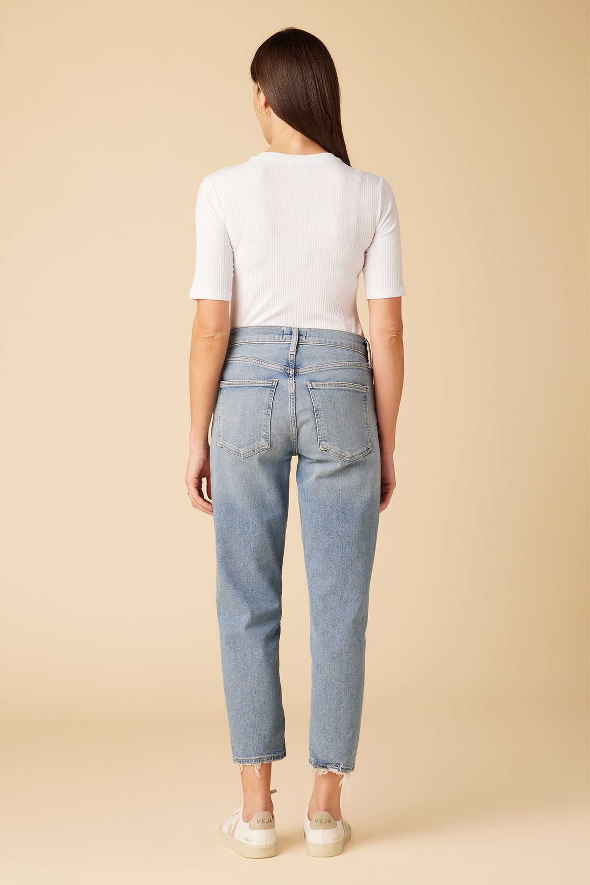 AGOLDE Kye High Rise Straight Leg Jeans - Mirage
